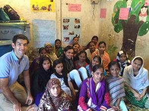 Aleem and Myrna Jivraj at Aangan Trust, Mumbai India