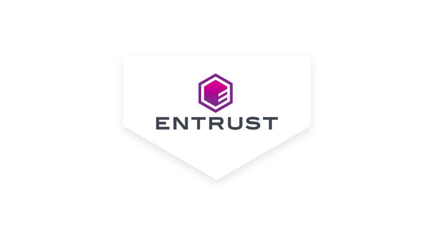 Entrust logo. 