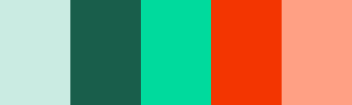 Complementary color scheme example