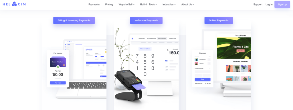 Helcim payment method for ecommerce site multiple methods of payment examples.