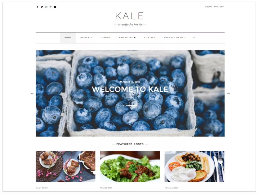 Kale WordPress Theme