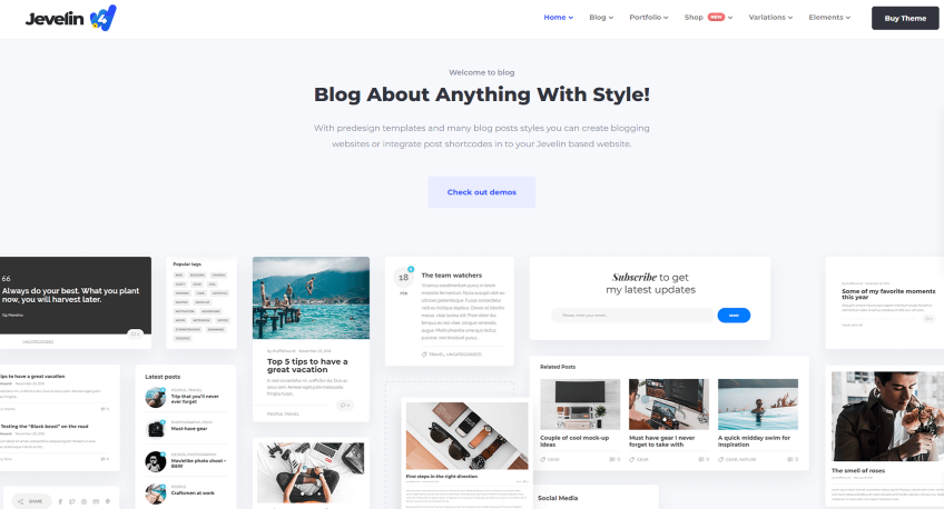 Jevelin WordPress Theme