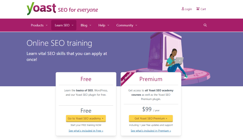 Yoast Academy SEO course and guide