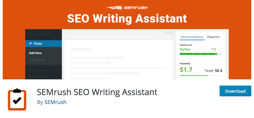 SEMrush Writing Assistant Plugin