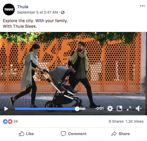 thule Facebook video post.