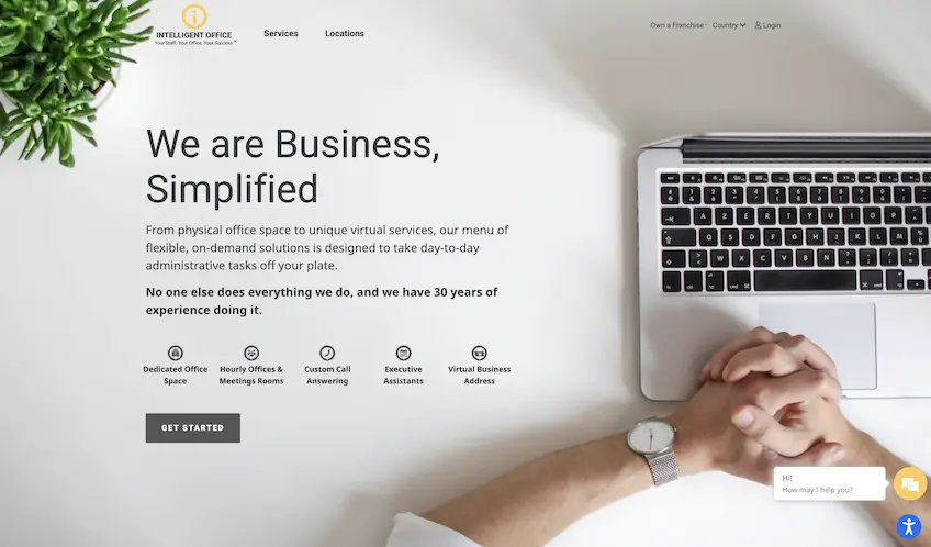 Intelligence Office landing page