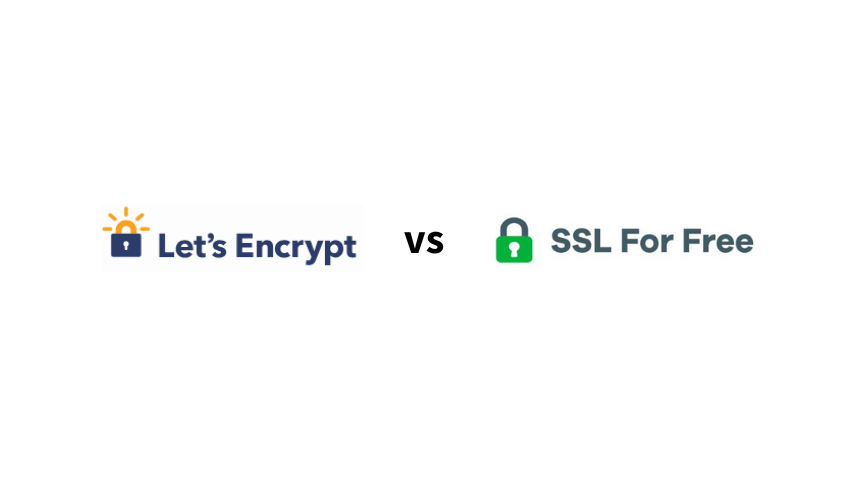 Let's Encrypt vs SSL For Free logos